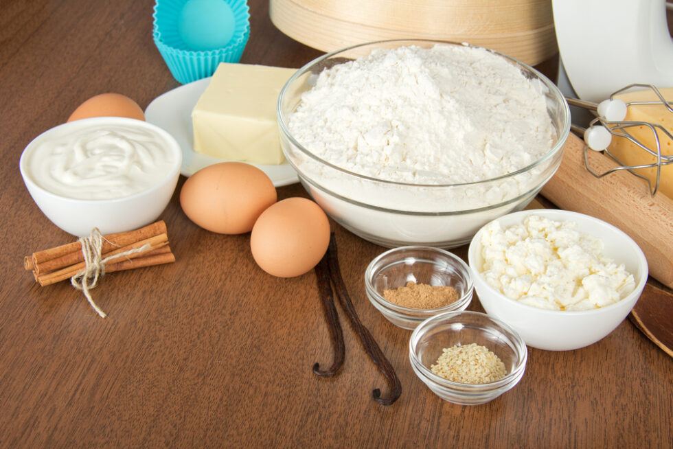 what are the basic ingredients used in baking pies