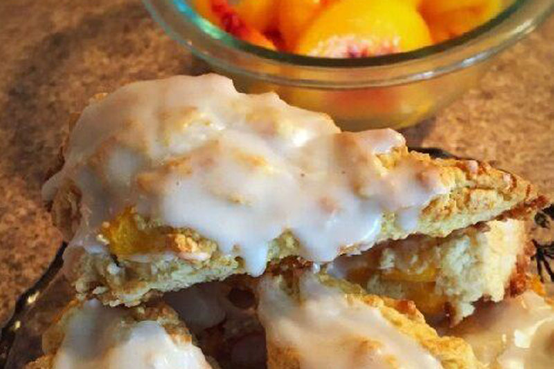 Is a Scone a Biscuit? Try These Peach Scones!