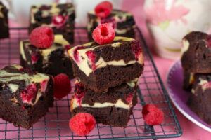 Cream Cheese- Raspberry Brownies