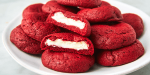 Inside Out Red Velvet Cookies
