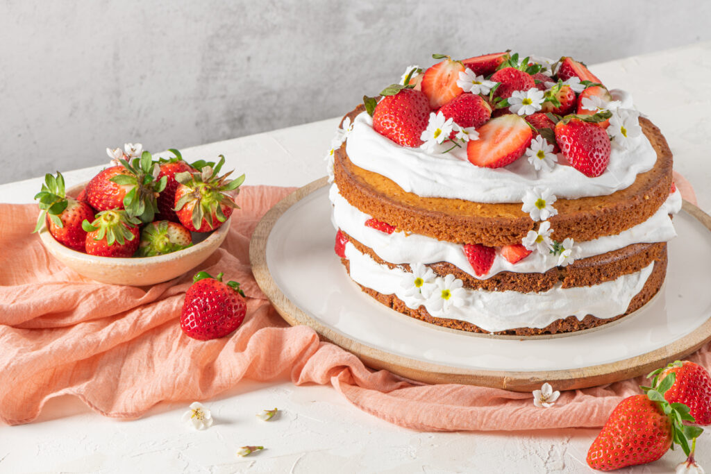 strawberry cake