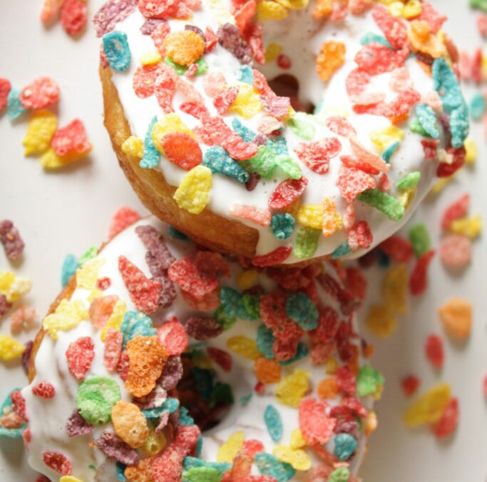 Fruity Pebbles Donuts