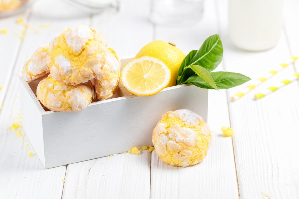 Lemon Gooey Butter Cookies