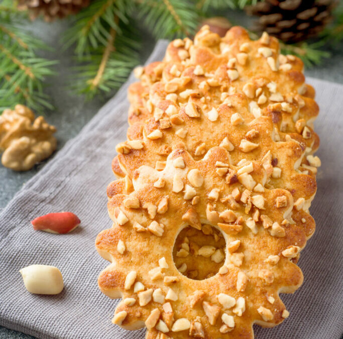 Christmas Shortbread Cookies with Nuts