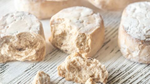 Almond Shortbread Tea Cookies