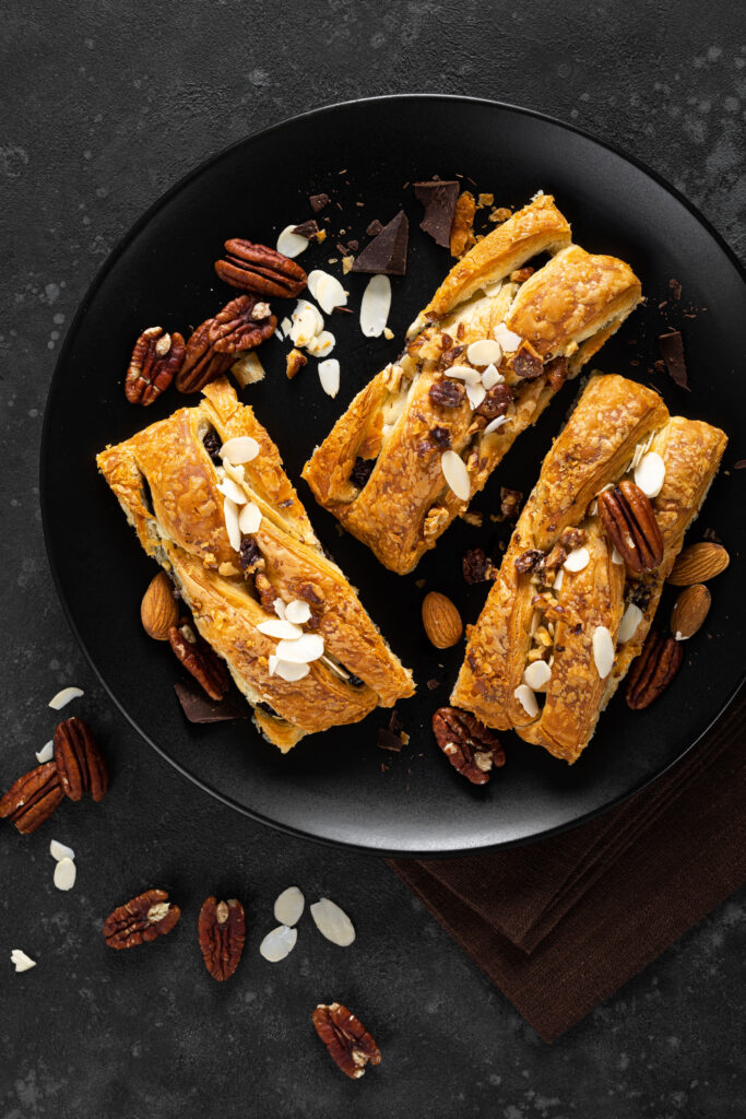 Sweet Almond Pecan Braided Pastry