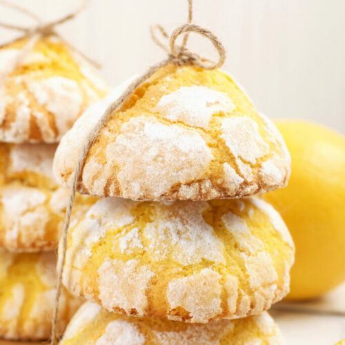 Lemon Gooey Butter Cookies