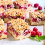 Baking Raspberry Oatmeal bars