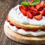 Strawberry Cannoli Cream Cake