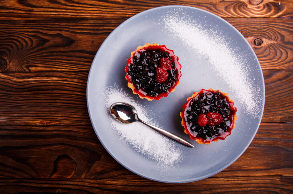 Mini Raspberry Almond Tarts