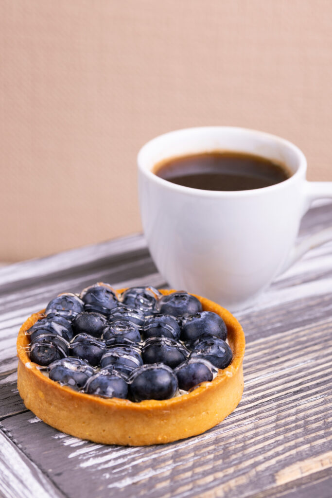 Blueberry Lemon Cream Tarts