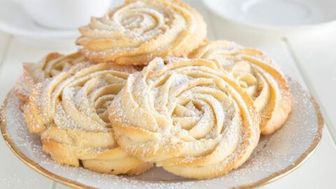 Whipped Shortbread Cookies