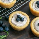 Blueberry Cheesecake Cookie Cups