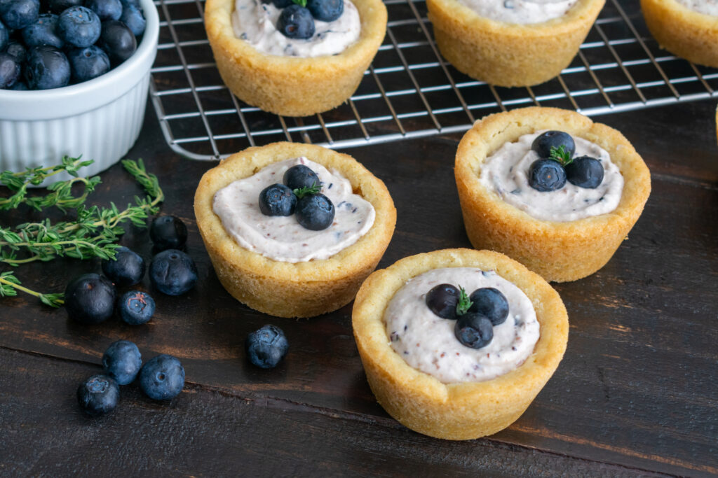 Blueberry Cheesecake Cookie Cups: They're Berrylicious!