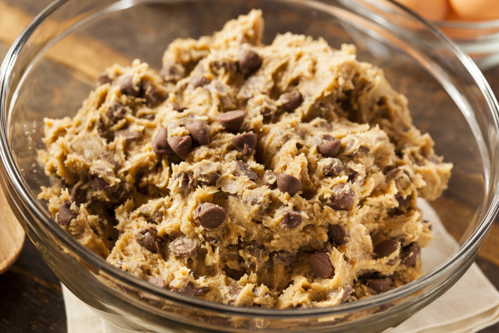 Healthy Edible Chocolate Chip Cookie Dough