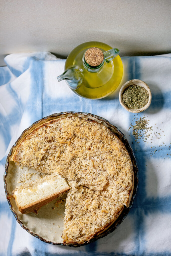 White Sicilian Focaccia (Sfincione)