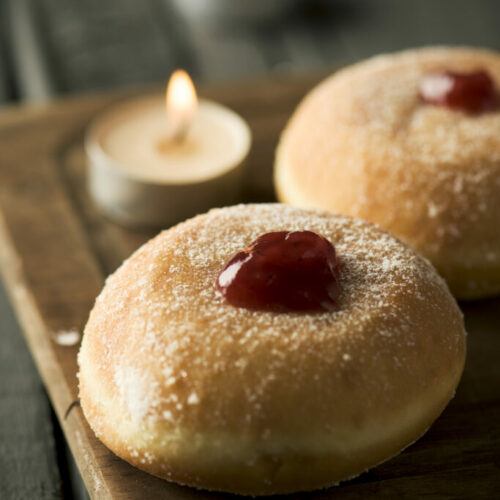 Hanukkah Jelly-Filled Donuts (Sufganiyah)