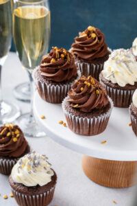 Chocolate Champagne Cupcakes