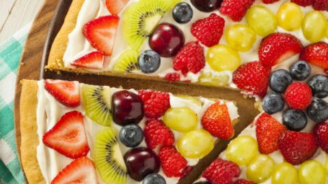 Homemade Healthy Fruit Pizza