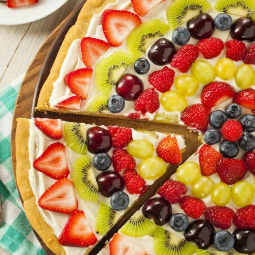 Homemade Healthy Fruit Pizza