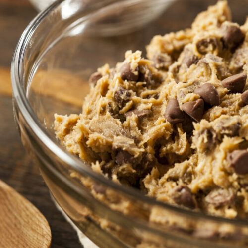 Healthy Edible Chocolate Chip Cookie Dough