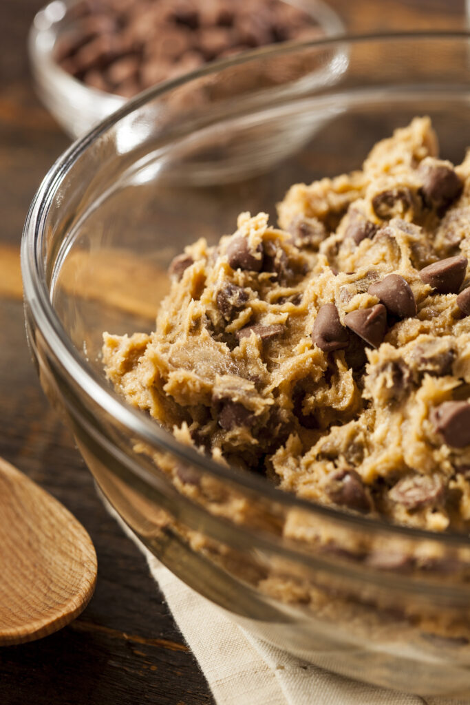 Healthy Edible Chocolate Chip Cookie Dough