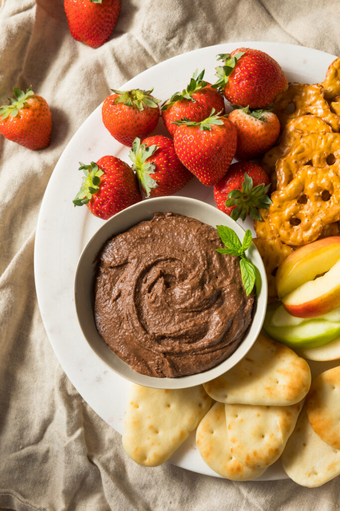 Dark Chocolate Dessert Hummus