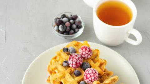 Carrot Cake Waffles