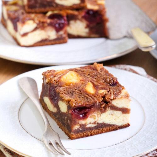 Cherry Cheesecake Brownies