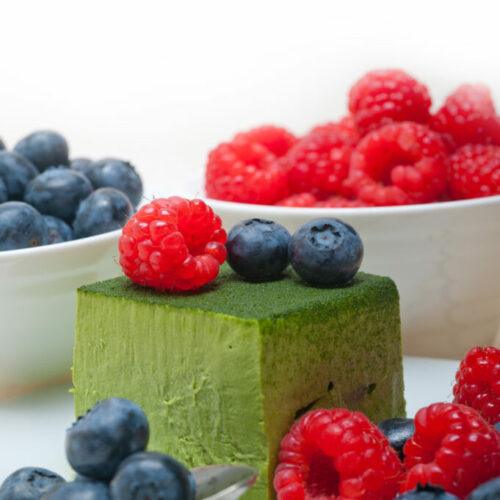 Green Tea Matcha Mousse Cake