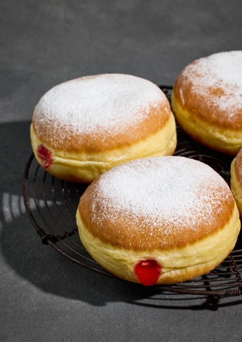 Baked Jelly-Filled Donuts