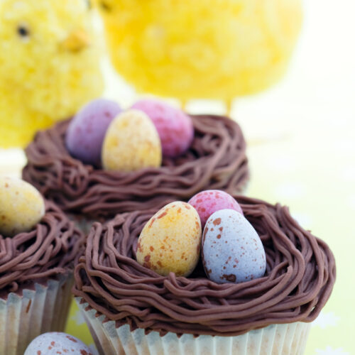 Easter Nest Cupcakes