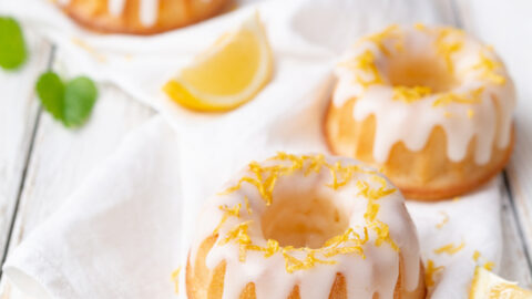 Mini Lemon Bundt Cakes