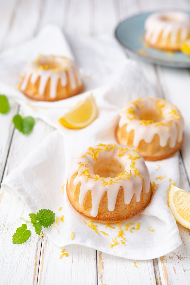 Mini Lemon Bundt Cakes