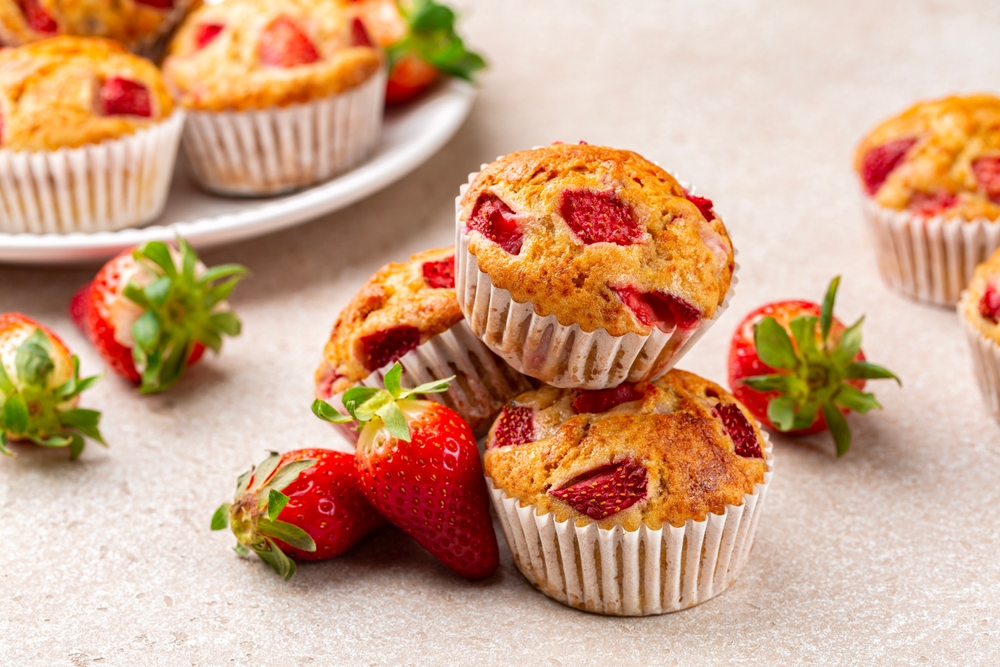 Strawberry Banana Muffins