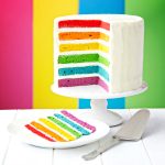 Rainbow Pride Layered Cake
