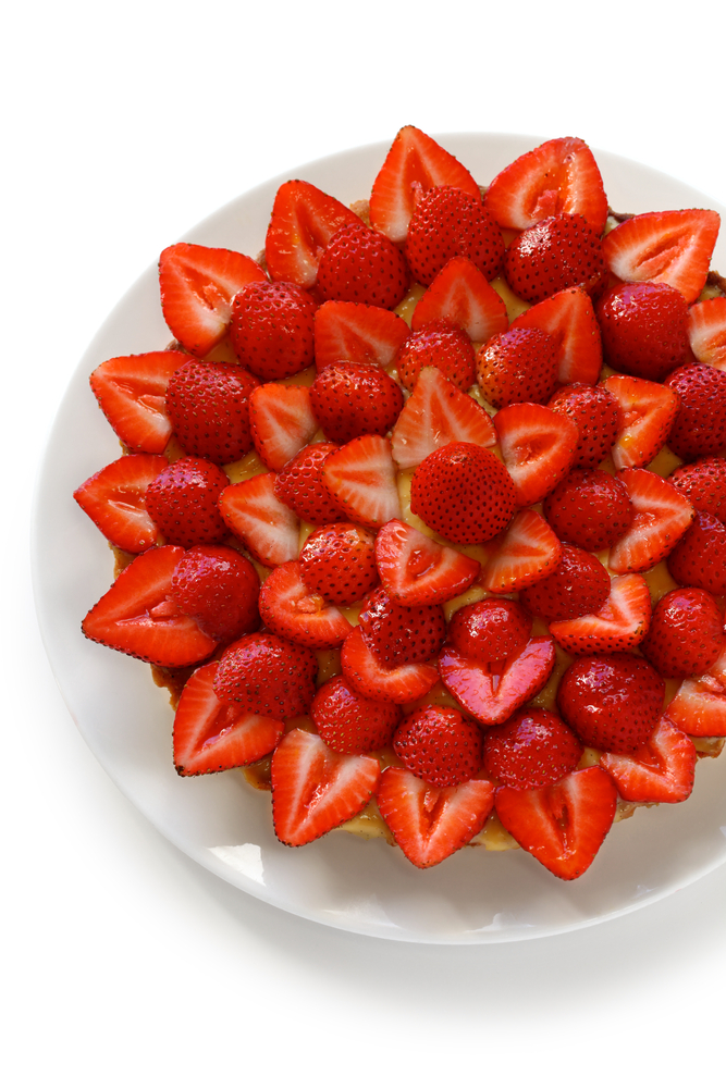 Strawberry Rose Tart