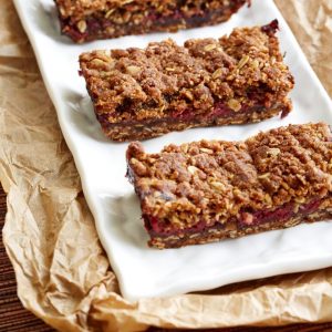 Raspberry Granola Bars