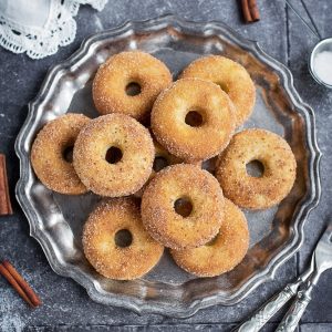 Vegan Spiced Cinnamon Donuts