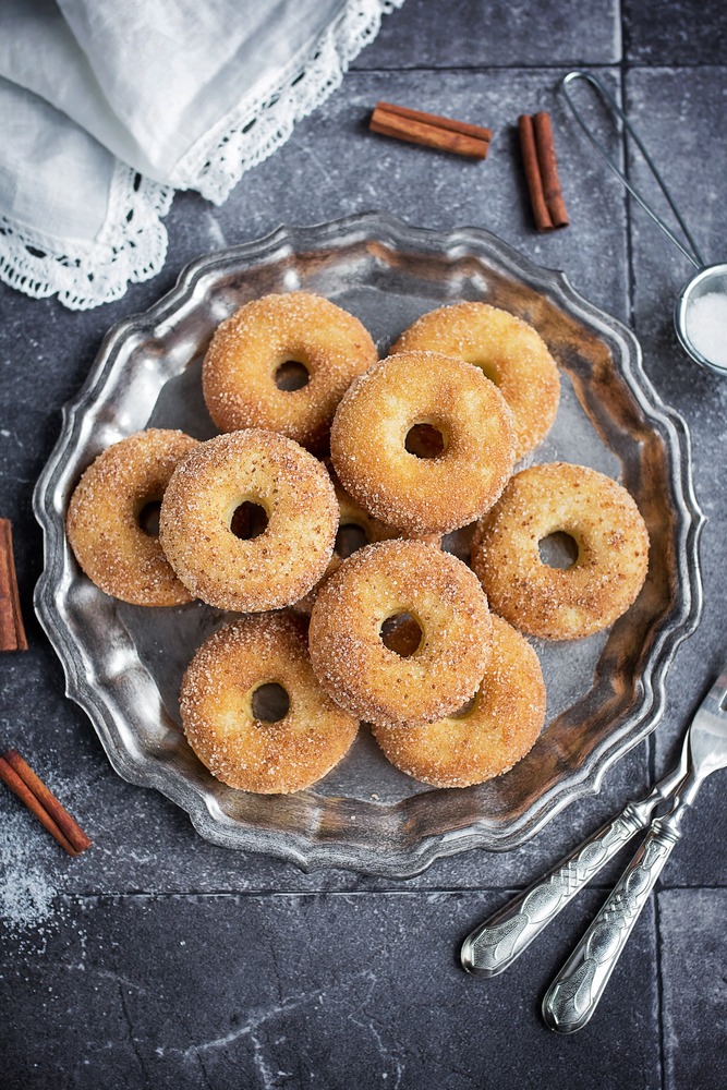Vegan Spiced Cinnamon Donuts