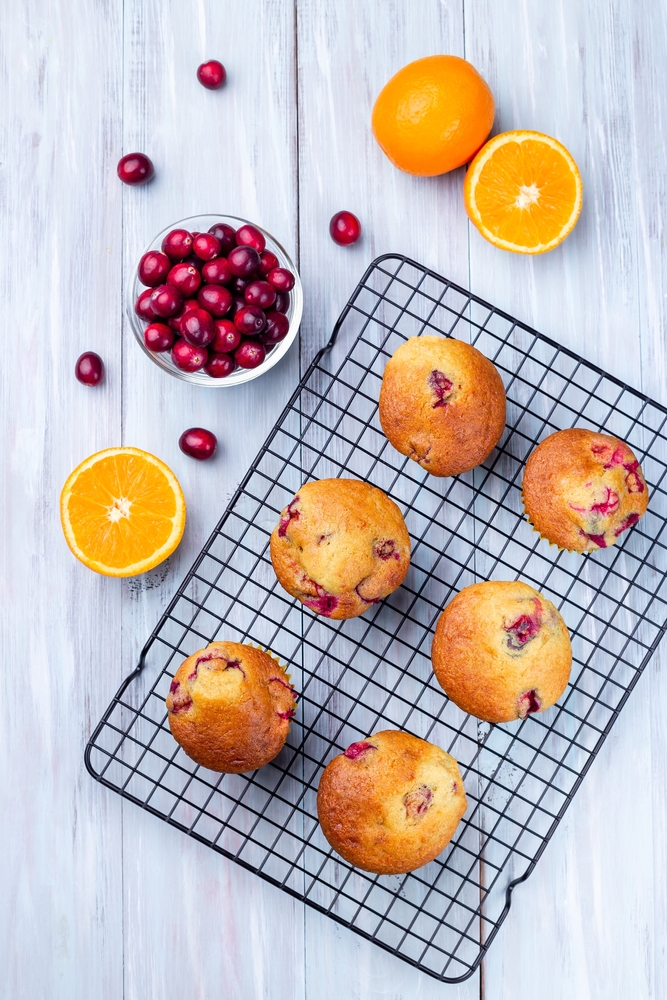 Vegan Orange Cranberry Muffins