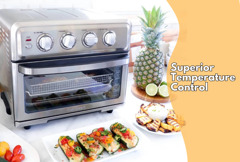 Four Grille-pain Airfryer Cuisinart TOA-70 – 1800W – 3 Lb – Inox