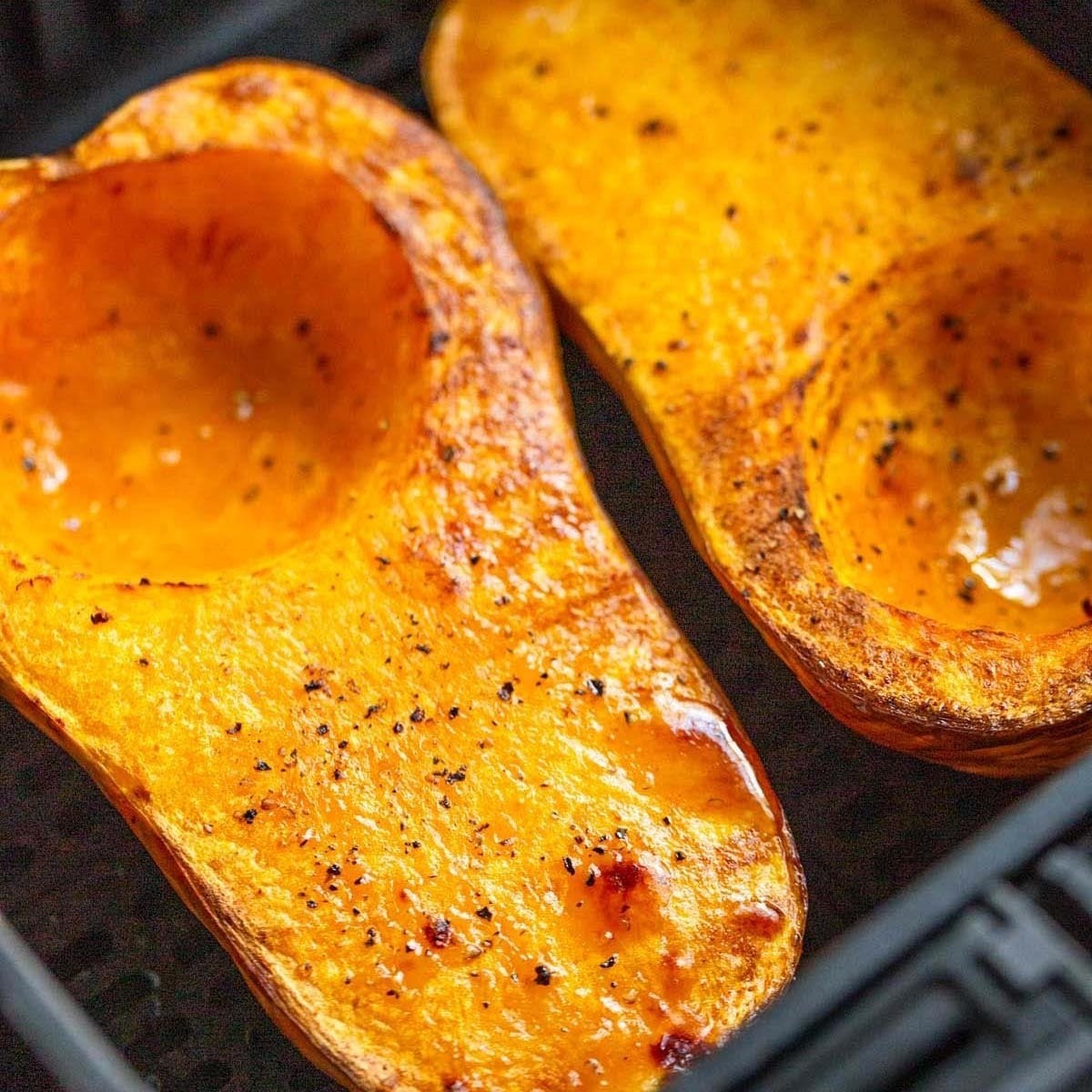 Air Fryer Butternut Squash Halves