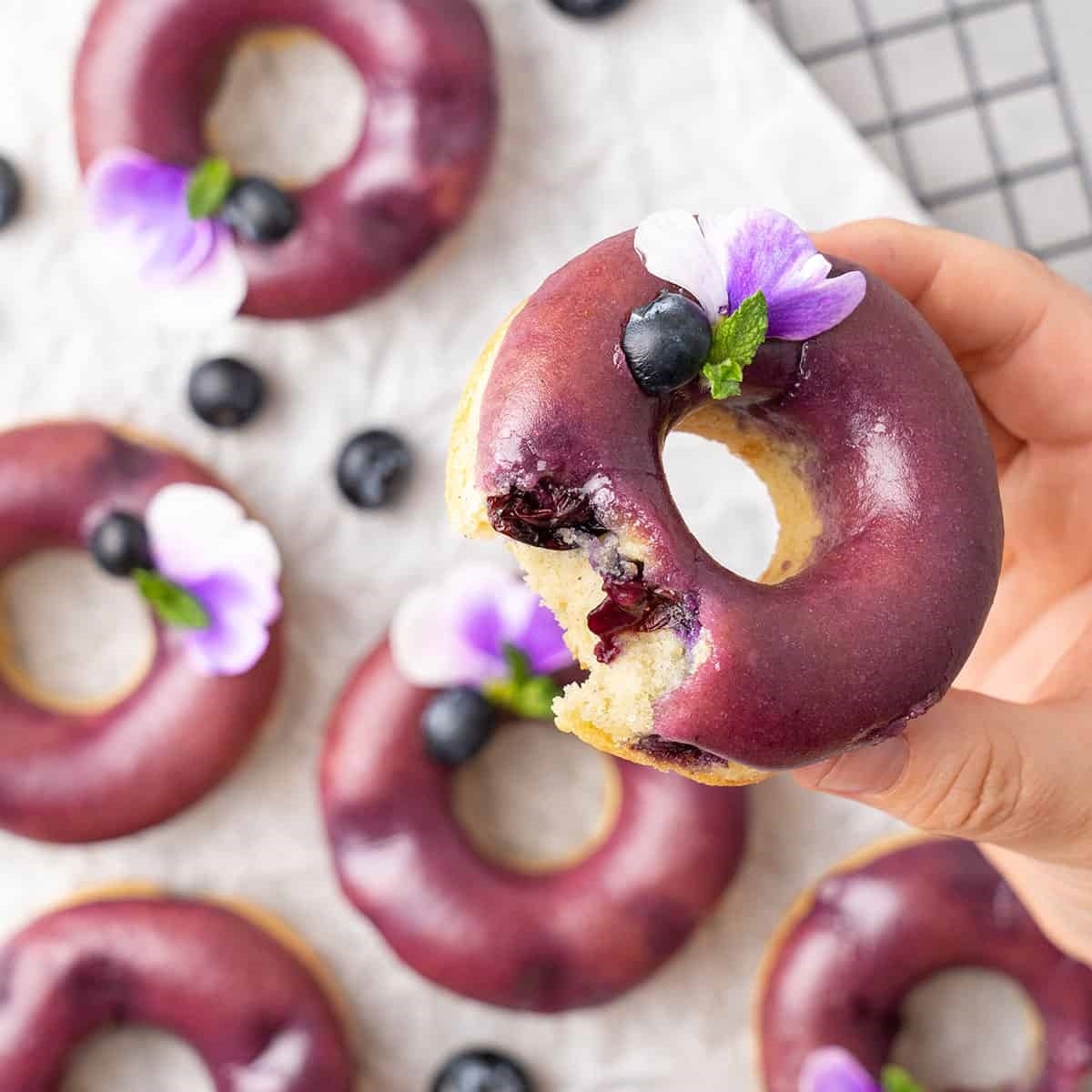 Baked Blueberry Donuts Video