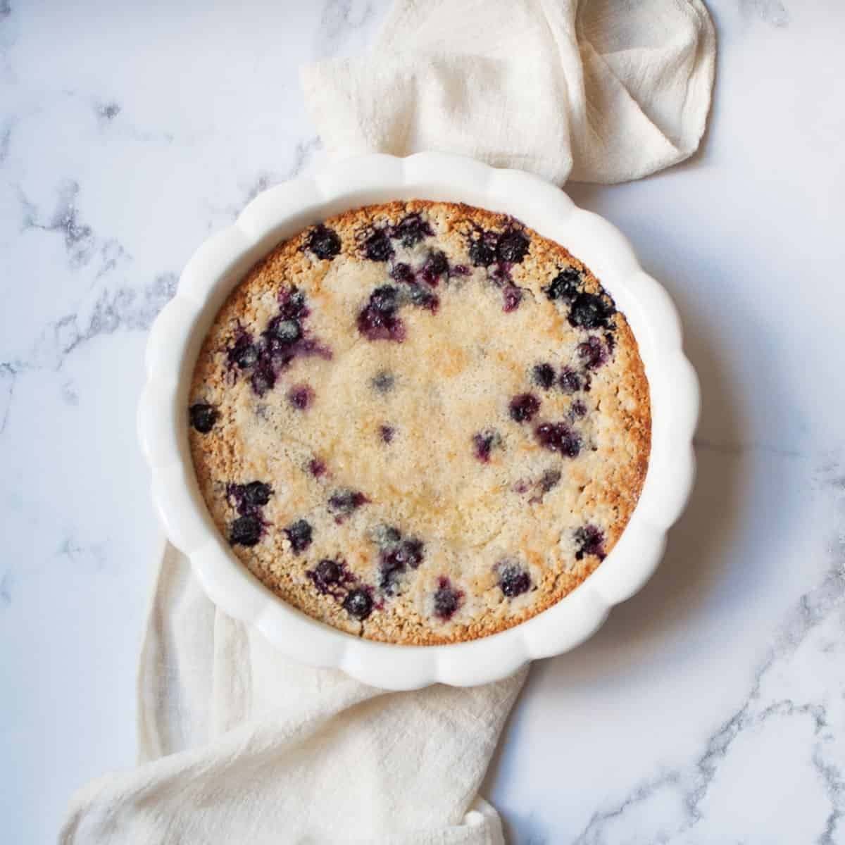 Blueberry Pie Baked Oatmeal With Crumb Topping