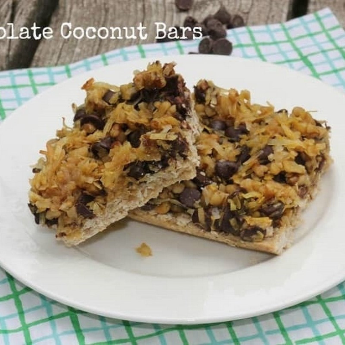 Chocolate Coconut Bars Recipe