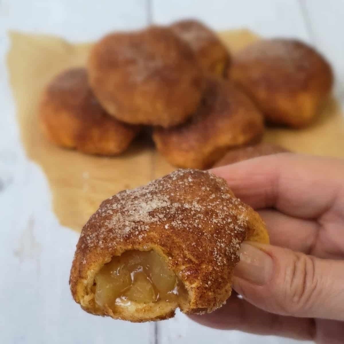 Easy Air Fryer Apple Pie Bombs