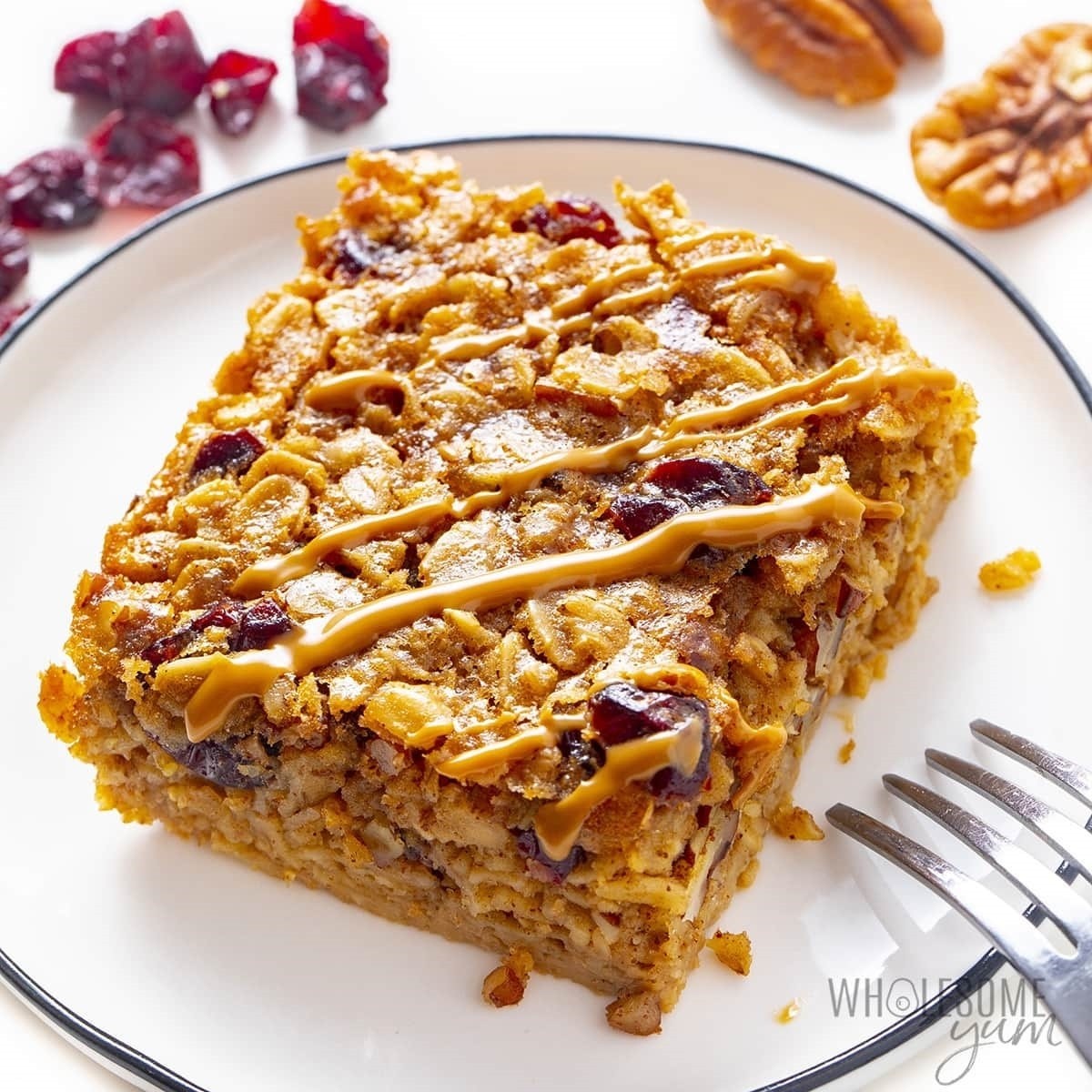 Healthy Baked Oatmeal Dessert For Breakfast