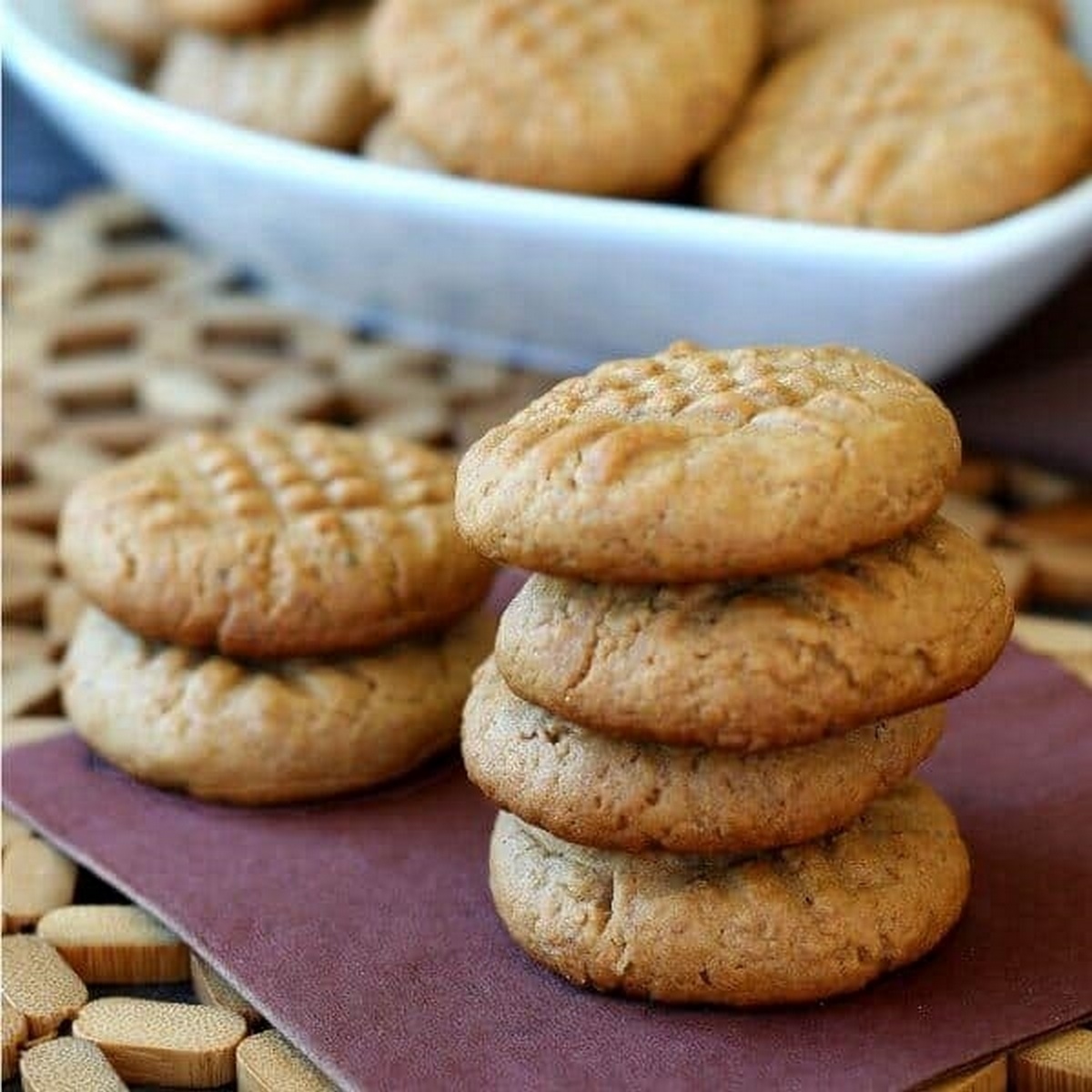 Maple Peanut Butter Cookies